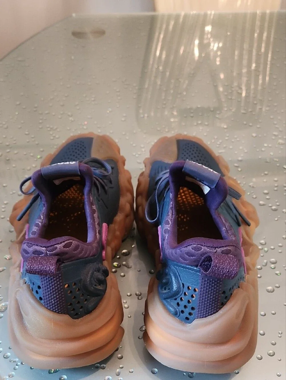 CROCS Unisex Salehe Bembury X Juniper Sneakers in Blue, Purple and Peach